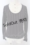 axes femme / レジメブロッキングニットプルオーバー M ネイビー O-25-03-31-1028-AX-TO-IG-OS