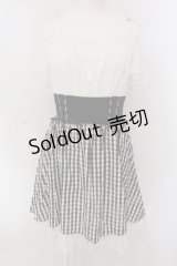 Secret Honey / ダブルレースアップオフショルワンピース  シロ×クロ O-25-03-31-063-CA-OP-IG-OS
