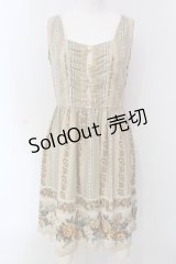 axes femme / ローズストライプジャンスカ M アイボリー O-25-03-31-066-AX-OP-IG-OS