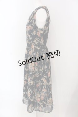 画像3: axes femme / 花柄セーラーワンピース M ネイビー O-25-03-31-067-AX-OP-IG-OS