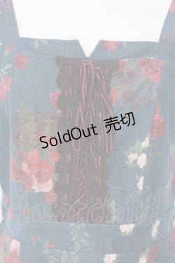 画像2: axes femme / バスケットブーケ柄ジャンスカ  グリーン O-25-03-31-068-AX-OP-IG-OS