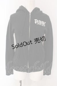SEXY DYNAMITE LONDON / バックプリントパーカー XXS ブラック O-25-03-31-071-PU-TO-OW-OS