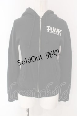 画像1: SEXY DYNAMITE LONDON / バックプリントパーカー XXS ブラック O-25-03-31-071-PU-TO-OW-OS