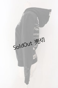 画像2: SEXY DYNAMITE LONDON / バックプリントパーカー XXS ブラック O-25-03-31-071-PU-TO-OW-OS
