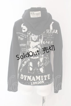 画像3: SEXY DYNAMITE LONDON / バックプリントパーカー XXS ブラック O-25-03-31-071-PU-TO-OW-OS