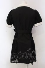 画像4: 【SALE】Bubbles / サイドレースプリーツワンピース  クロ×シロ O-25-03-31-076-CA-OP-IG-ZT080 (4)