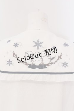 画像5: Amavel / Snow Fairy Crystalフリルブラウス F シロ×ネイビー O-25-03-31-078-CA-BL-OW-OS