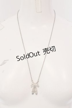 画像3: Emily Temple cute / トゥシューズ＆リボンネックレス  シルバー×ピンクストーン O-25-03-31-079-ET-AC-IG-OS
