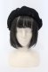 画像1: m petit by misako / サンリオプチリボンベレー  クロ O-25-03-31-083-LO-AC-IG-OS (1)