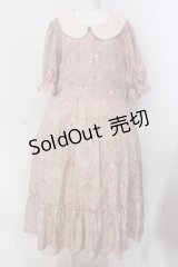 m petit by misako / NINA’Sコラボトワルドジュイワンピース 3L ピンク O-25-03-31-010-LO-OP-IG-OS