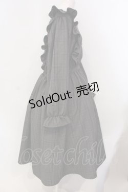 画像2: m petit by misako / チェックワンピース 3L グレー O-25-03-31-011-LO-OP-IG-OS