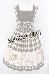 BABY,THE STARS SHINE BRIGHT / ALICE'S Marchin' Cookie Flavourミルキージャンパースカート  ブラウン O-25-03-31-013-BA-OP-IG-OS