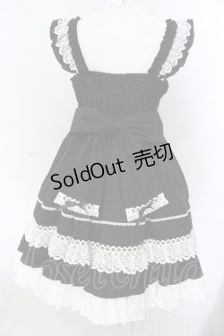 画像5: Angelic Pretty / Sweetフリルジャンパースカート  クロ×シロ O-25-03-31-014-AP-OP-IG-OS