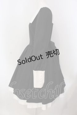 画像3: Moi-meme-Moitie / 修道女ミニワンピース 13号 ブラック×ホワイト O-25-03-31-015-MO-OP-IG-OS