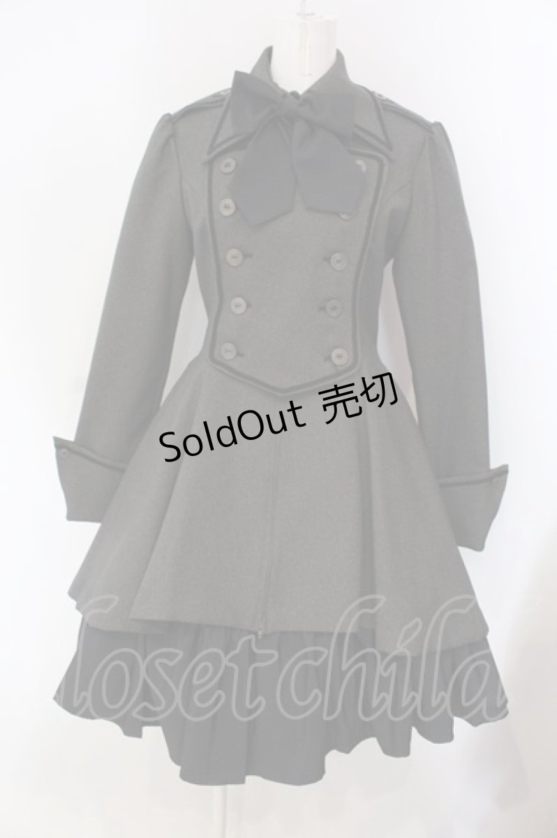 画像1: ATELIER BOZ / ディーンジャケットワンピース L グレー×ブラック ルナサージ O-25-03-31-016-EL-OP-IG-OS (1)