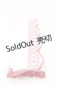 axes femme kawaii / レースアップ柄オーバーニー  アカ O-25-04-02-038-AX-ZA-IG-OS