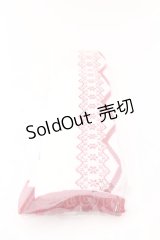 axes femme kawaii / レースアップ柄オーバーニー  アカ O-25-04-02-038-AX-ZA-IG-OS