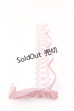 画像1: axes femme kawaii / レースアップ柄オーバーニー  アカ O-25-04-02-038-AX-ZA-IG-OS