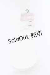 m petit by misako / AMOVKTPレースリボンオーバーニー 23-25ｃｍ オフシロ O-25-04-02-050-LO-ZA-OW-OS