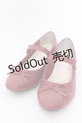 axes femme / リボン付きフラットパンプス M ワイン O-25-04-02-055-AX-SH-OW-OS