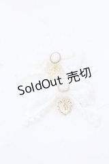 BABY,THE STARS SHINE BRIGHT / Princess Annetteリボンクリップ  シロ O-25-04-02-061-BA-AC-IG-OS