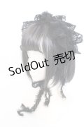 MARBLE / 総レースヘッドドレス  ブラック O-25-04-02-066-GO-ZA-IG-OS