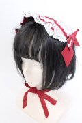 BABY,THE STARS SHINE BRIGHT / Creamy Ribbonヘッドドレス  えんじ O-25-04-02-068-BA-AC-IG-OS