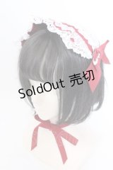 BABY,THE STARS SHINE BRIGHT / Creamy Ribbonヘッドドレス  えんじ O-25-05-30-1070-BA-AC-IG-ZT445-F001
