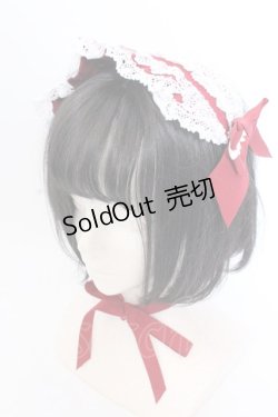 画像1: BABY,THE STARS SHINE BRIGHT / Creamy Ribbonヘッドドレス  えんじ O-25-05-30-1070-BA-AC-IG-ZT445-F001