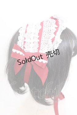 画像2: BABY,THE STARS SHINE BRIGHT / Creamy Ribbonヘッドドレス  えんじ O-25-05-30-1070-BA-AC-IG-ZT445-F001