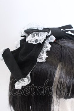 画像2: Angelic Pretty / Prettyくるりんカチューシャ  クロ×シロ O-25-04-02-070-AP-AC-OW-OS