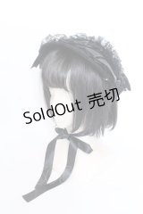 LOLITAその他 / ボンネット風ヘッドドレス  クロ O-25-04-02-071-LO-AC-OW-OS