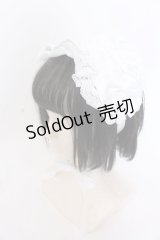 ATELIER PIERROT / Lace-up Frill Headdress  ホワイト O-25-04-02-075-EL-AC-IG-OS
