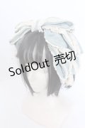 Hoshibako Works / お人形風シャンティクリームリボンカチューシャ  ミント×生成り O-25-05-30-1066-LO-AC-IG-OS
