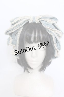 画像2: Hoshibako Works / お人形風シャンティクリームリボンカチューシャ  ミント×生成り O-25-05-30-1066-LO-AC-IG-OS