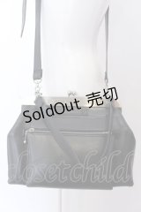 Jean Paul GAULTIER / メタルプレートがま口バッグ  ブラック O-25-04-02-006-GO-BG-OW-OS