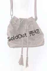 axes femme / パンチング巾着バッグ  ブラウン O-25-04-02-007-AX-BG-OW-OS
