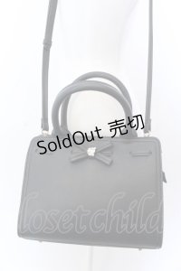 m petit by misako / リボンショルダーバッグ  クロ O-25-04-02-008-LO-BG-OW-OS