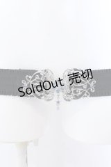 axes femme / ルーチェステラゴムベルト  シルバー O-25-04-02-010-AX-ZA-OW-OS