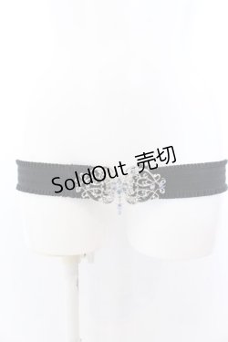 画像2: axes femme / ルーチェステラゴムベルト  シルバー O-25-04-02-010-AX-ZA-OW-OS