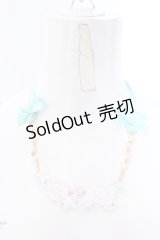 Enchantlic Enchantilly / 砂糖菓子のリボンネックレス  ミント系 O-25-04-02-018-LO-AC-IG-OS
