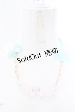 画像1: Enchantlic Enchantilly / 砂糖菓子のリボンネックレス  ミント系 O-25-04-02-018-LO-AC-IG-OS