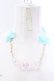 画像1: Enchantlic Enchantilly / 砂糖菓子のリボンネックレス  ミント系 O-25-04-02-018-LO-AC-IG-OS (1)