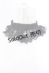 ATELIER PIERROT / 十字架レースチョーカー  ブラック O-25-04-02-019-EL-AC-OW-OS