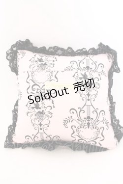 画像2: metamorphose / 2007 Autumn Fair Novelty クッション  ピンク×クロ O-25-04-02-028-ME-ZA-IG-OS