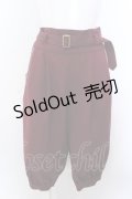 axes femme / カボチャハーフパンツ M ワイン O-25-04-04-001-AX-PA-OW-ZT010