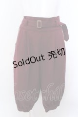 axes femme / カボチャハーフパンツ M ワイン O-25-04-04-001-AX-PA-OW-ZT010