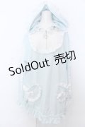 Amavel / フリルパーカーワンピース  サックス O-25-04-04-035-CA-OP-IG-OS