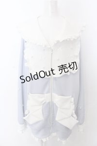 Ank Rouge / おリボンセーラージャージ M サックス O-25-04-04-036-CA-TO-OW-OS