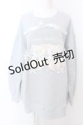 Honey Cinnamon / Honey Twin Bear リボンスウェット F サックス O-25-04-04-040-LO-TO-OW-OS